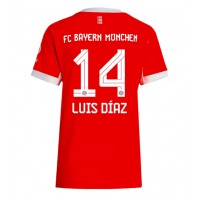 Bayern Munich Luis Diaz #14 Domáci Ženy futbalový dres 2025-26 Krátky Rukáv